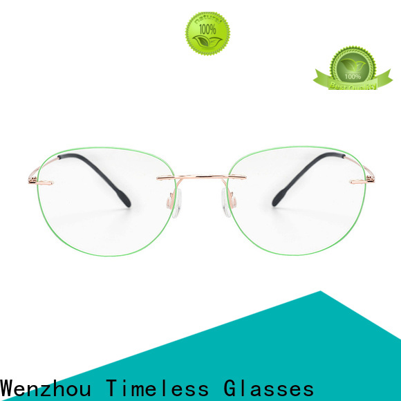 Timeless Wholesale pure titanium glasses frames for business for women
