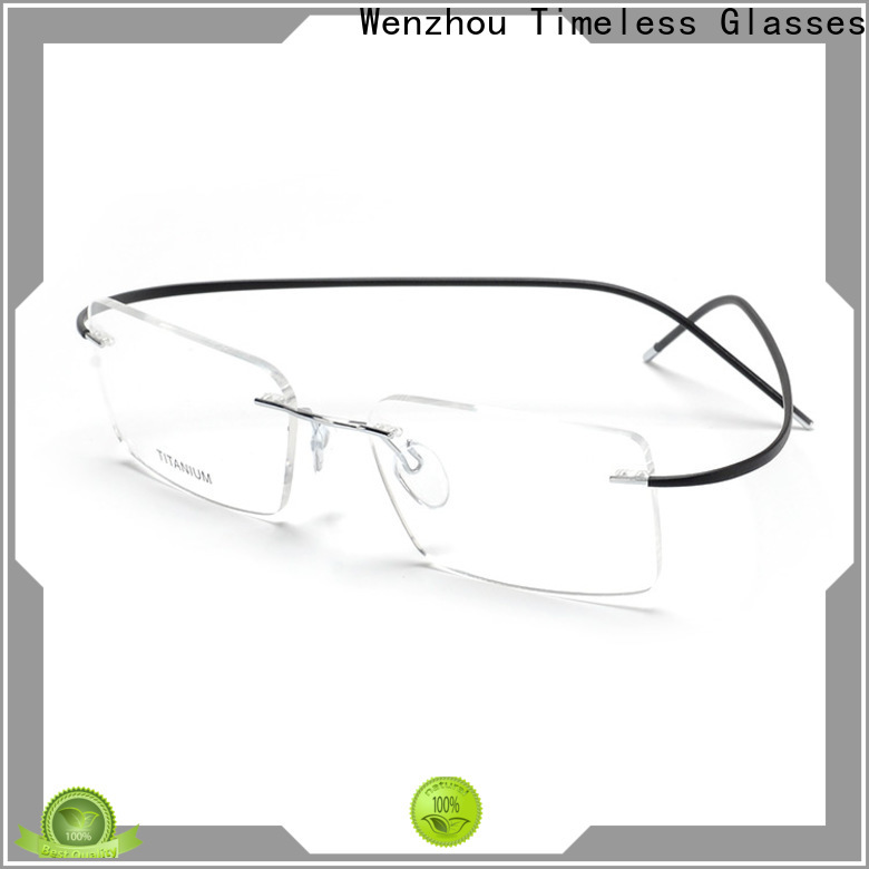 High-quality titanium frame glasses cheap eye suppliers for woman