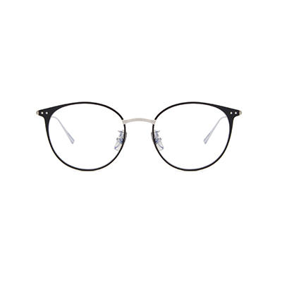 Round Metal Frame Optical Glasses Computer Eyeglasses