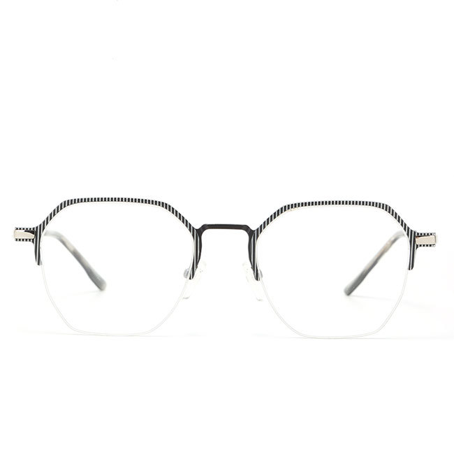 Wholesale Titanium Aluminum Alloy Eyeglasses Frame 5O1A3879