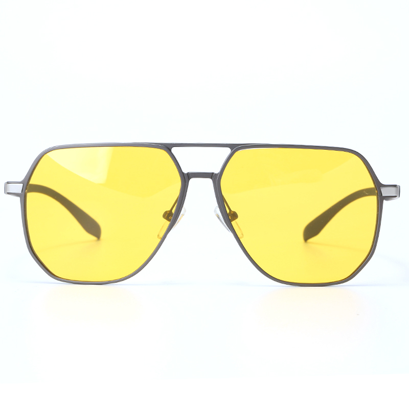 Polarized Timeless Titanium Alloy Sunglasses with Colorful Mirror Lenses 5O1A4019