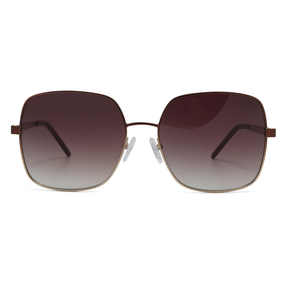 Polarized Sunglasses for Women UV Protection Square Metal Trendy Style Frame Elegant Sunglasses-501A7011
