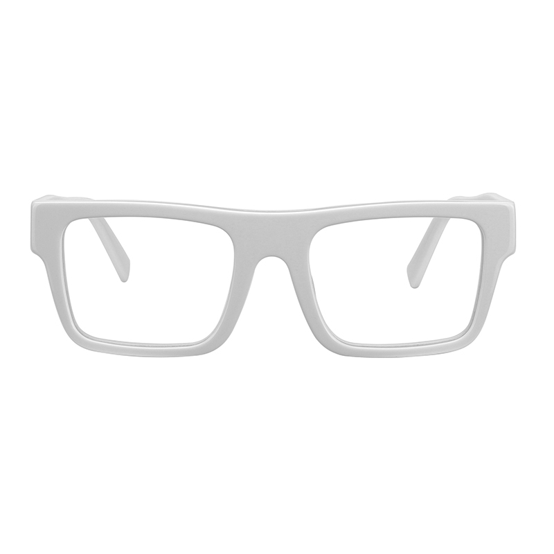 Rectangle Blue Light Blocking Glasses Anti Eyestrain Reading Acetate Optical Glasses-071A4286