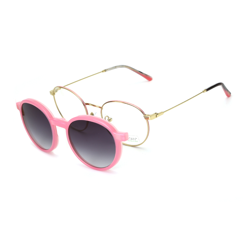 Polarized Clip-on Flip Up Clip Metal Sunglasses for Prescription Glasses 5O1A8960